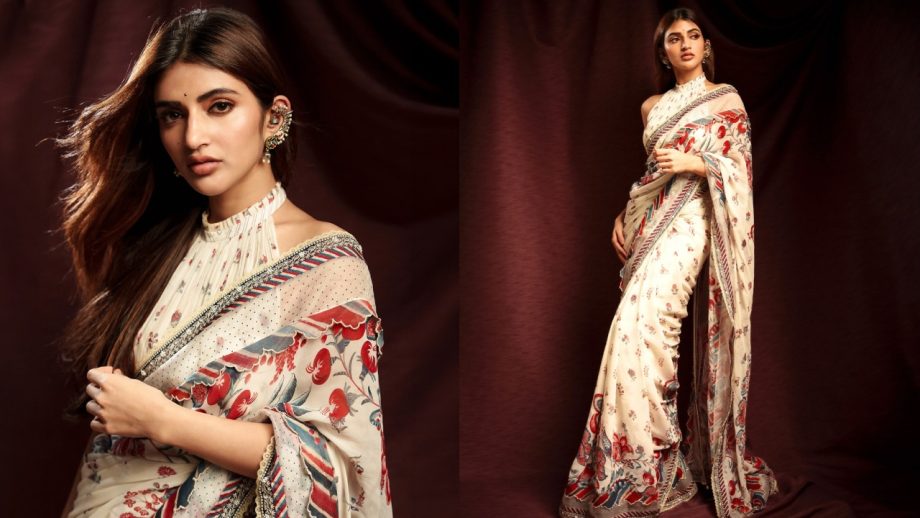 Anupama Parameswaran, Samantha Ruth Prabhu and Sreeleela: Floral Saree With Halter-Neck Blouses 1