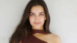 Bhagyashri Borse Owns Chocolate Brown Glam, Statement Cutout Dress