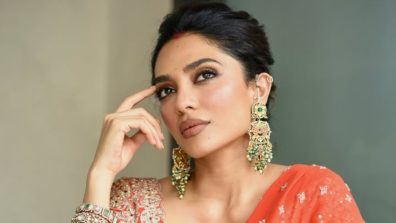 Sobhita Dhulipala In Rs 2.15 Lakh Arpita Mehta Sindoori Rose Gold Tiered Sari Set