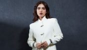 Bhumi Pednekkar White Suit Serves Modern Mandarin, Sharp Tailoring
