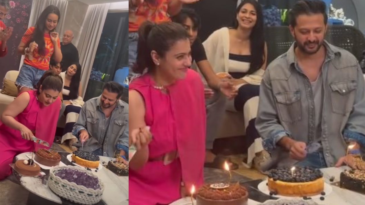 Check Video: Kajol Celebrates Birthday With Family 1