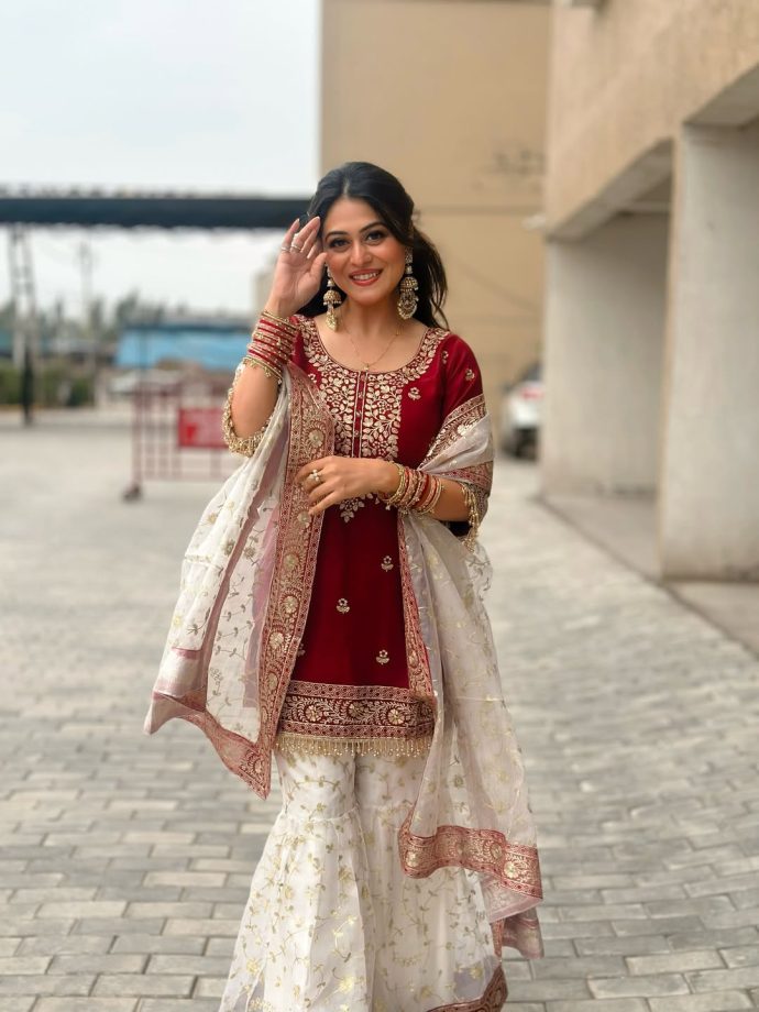 Eid 2026: Ethnic Suit Inspiration From Falaq Naaz, Jannat Zubair, Sumbul Touqeer and Gauahar Khan 1