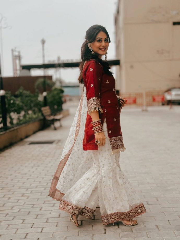 Eid 2026: Ethnic Suit Inspiration From Falaq Naaz, Jannat Zubair, Sumbul Touqeer and Gauahar Khan 1