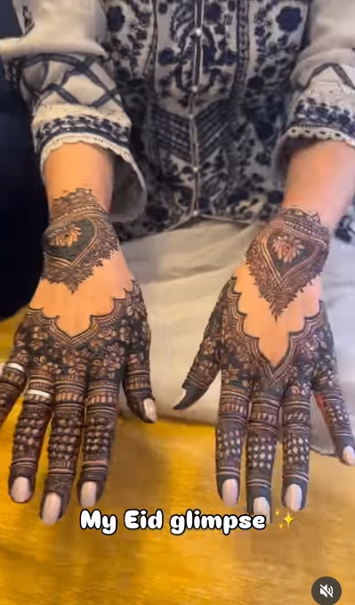 Eid 2026 Mehendi Inspiration: Falaq Naaz, Jannat Zubair, Gauahar Khan, Aamna Sharif Show Beautiful Henna Designs 1