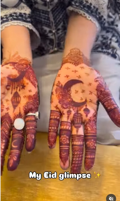 Eid 2026 Mehendi Inspiration: Falaq Naaz, Jannat Zubair, Gauahar Khan, Aamna Sharif Show Beautiful Henna Designs 1