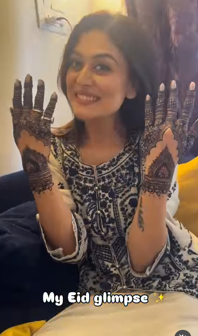 Eid 2026 Mehendi Inspiration: Falaq Naaz, Jannat Zubair, Gauahar Khan, Aamna Sharif Show Beautiful Henna Designs 1