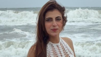 Farrhana Bhatt Beach Chic Crochet Top Boho Wrap Skirt