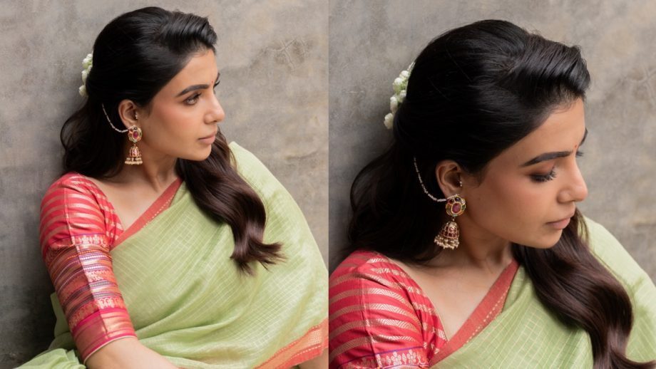 Green Color Independence Day Look Inspo: Pooja Hegde, Keerthy Suresh, Anupama Parameswaran, Samantha Ruth Prabhu 1