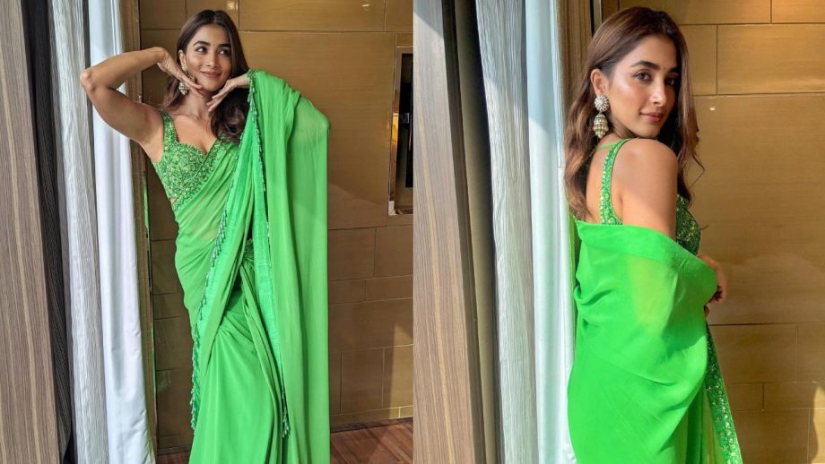 Green Color Independence Day Look Inspo: Pooja Hegde, Keerthy Suresh, Anupama Parameswaran, Samantha Ruth Prabhu 1