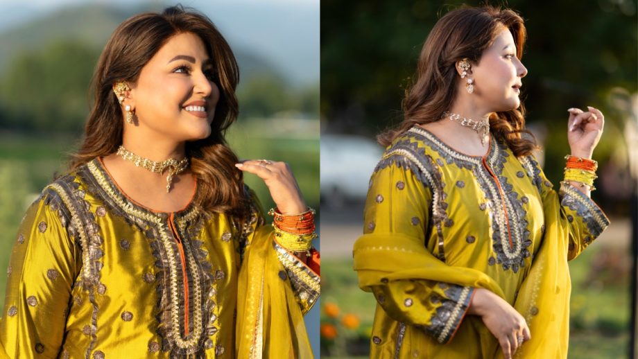 Hina Khan Teaches How To Style For Kashmiri Wedding In Beautiful Traditional Look 1