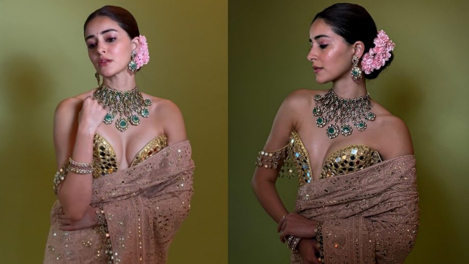 Janhvi Kapoor, Kiara Advani, Ananya Panday: Three Stylish Blouse Designs to Pair With Pink Saree 1