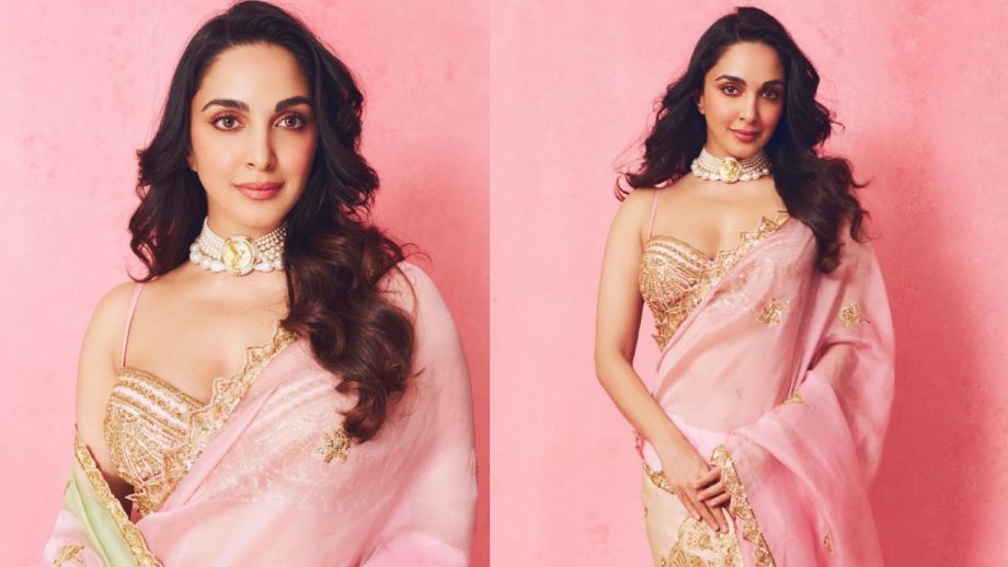 Janhvi Kapoor, Kiara Advani, Ananya Panday: Three Stylish Blouse Designs to Pair With Pink Saree 1