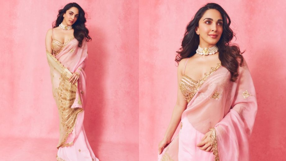 Janhvi Kapoor, Kiara Advani, Ananya Panday: Three Stylish Blouse Designs to Pair With Pink Saree 1