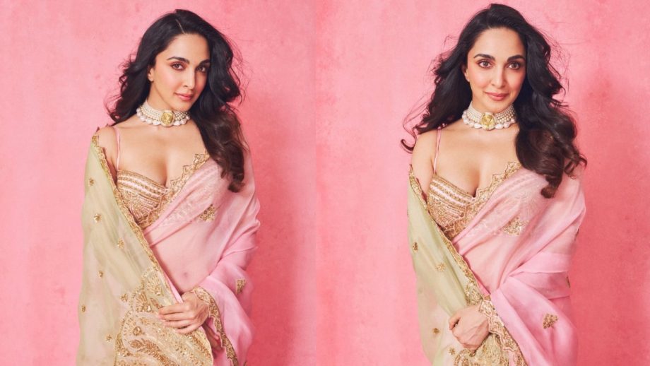 Janhvi Kapoor, Kiara Advani, Ananya Panday: Three Stylish Blouse Designs to Pair With Pink Saree 1