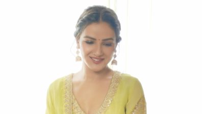 Jasmin Bhasin’s Light Green Kurta Set Is a Dreamy Festive Fashion Pick