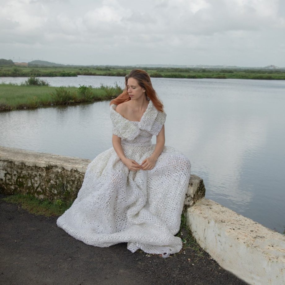 Kalki Koechlin’s Handwoven Polythene Dress Makes Plastic Fashion Look Extraordinary 1