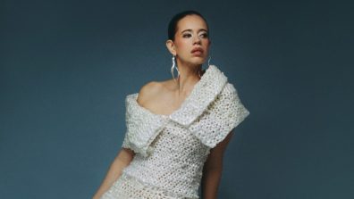 Kalki Koechlin’s Handwoven Polythene Dress Makes Plastic Fashion Look Extraordinary
