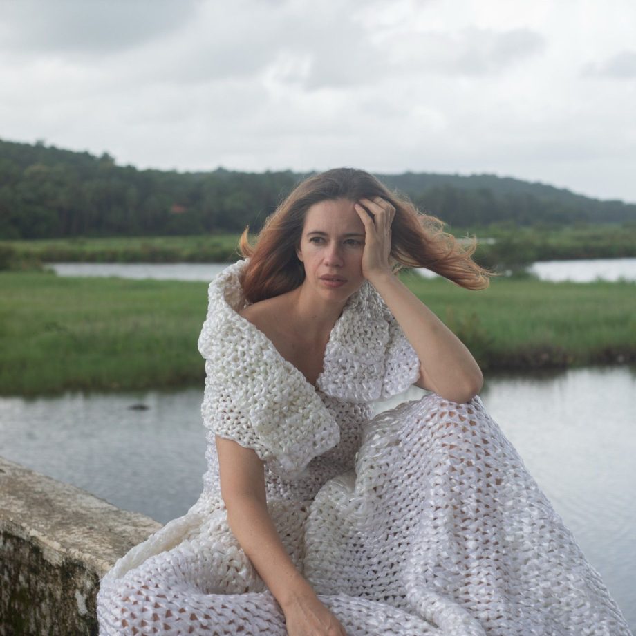 Kalki Koechlin’s Handwoven Polythene Dress Makes Plastic Fashion Look Extraordinary 1