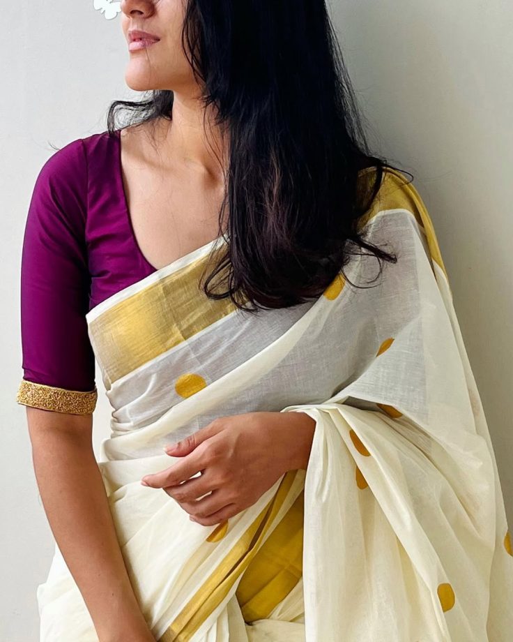 Kasavu Saree Onam Looks 2026: Raashii Khanna, Rajisha Vijayan and Anarkali Nazar 1