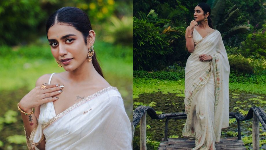 Keerthy Suresh To Tamannaah Bhatia—White Saree To Elevate The Auspicious Occasion Of Onam 1