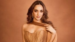 Kiara Advani’s Toxic Event Look: Golden Corset Top, Draped Saree-Style Skirt Serves Glamour