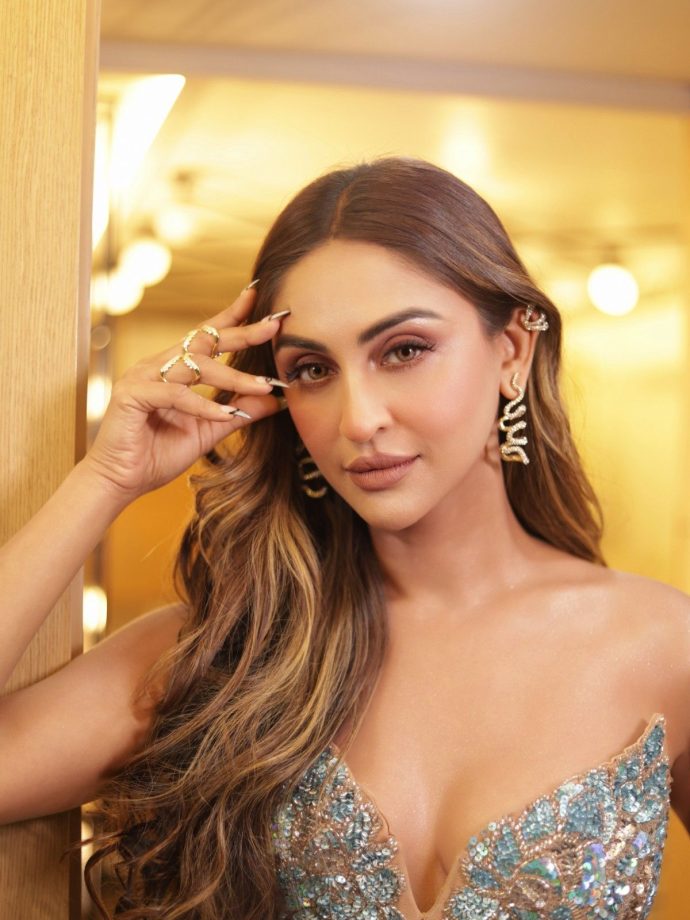 Krystle Dsouza’s Dazzling Silver-Blue Embellished Gown 1