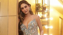 Krystle Dsouza’s Dazzling Silver-Blue Embellished Gown