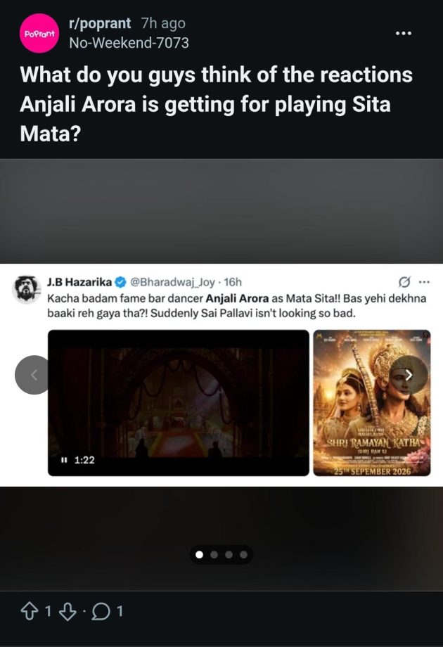 Mahakavya Shri Ramayan Katha: Anjali Arora's Sita Role Triggers Massive Online Backlash 1