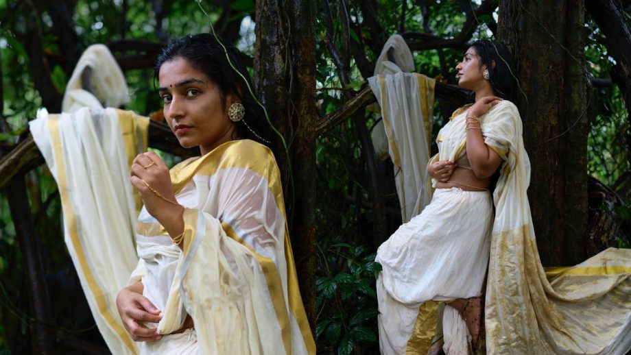 Mollywood Actresses' Kasavu Half Saree Looks Bring Timeless Onam Fashion Inspiration 1