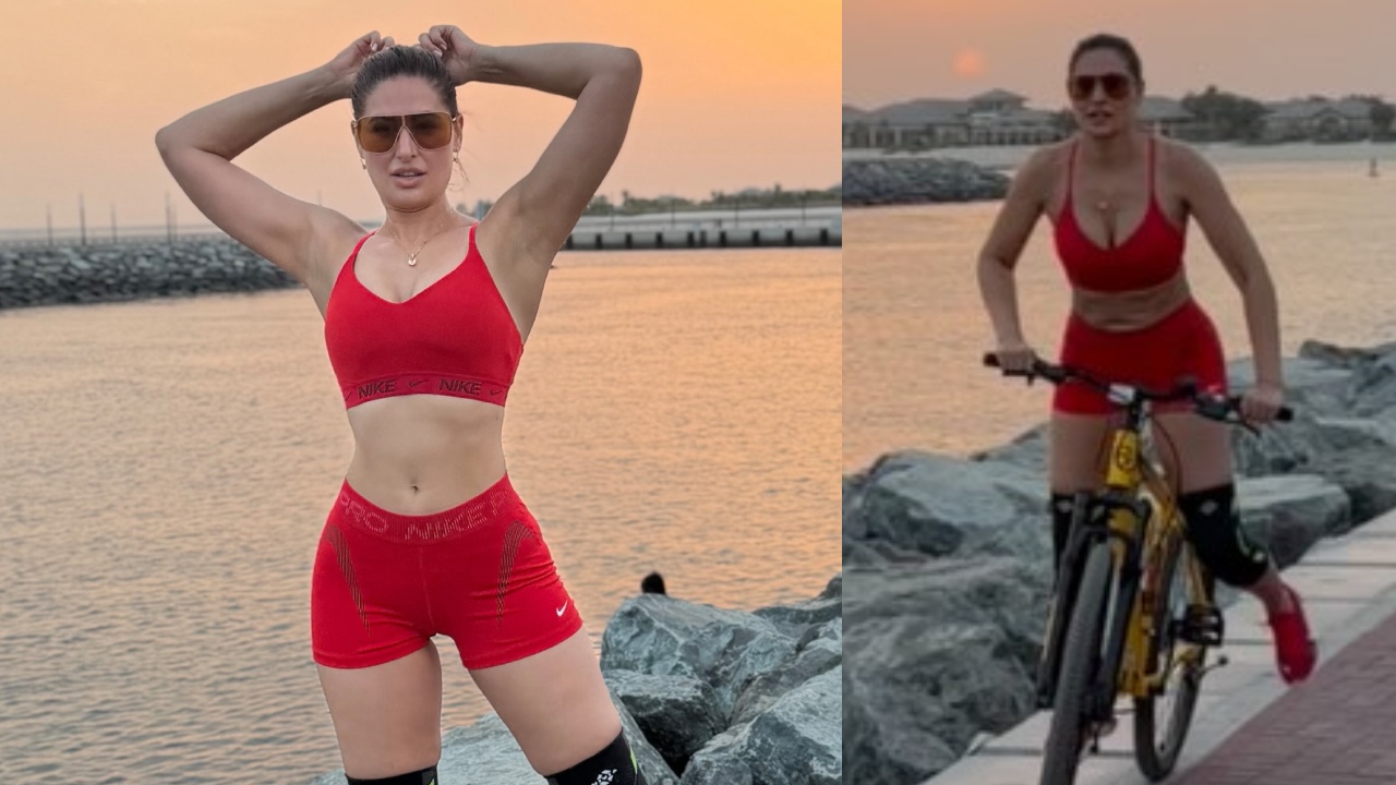 Nargis Fakhri's Daily 24 Km Cycling Routine Wins Hearts, Actress Shares Workout Videos 1