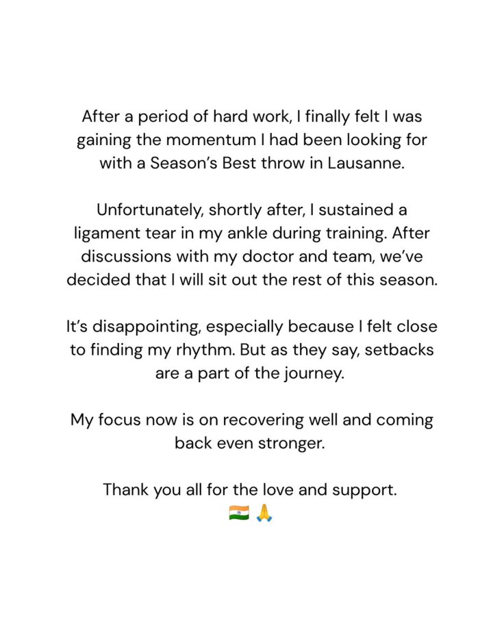 Neeraj Chopra Ruled Out Of Asian Games 2026—Here's What Happened 1