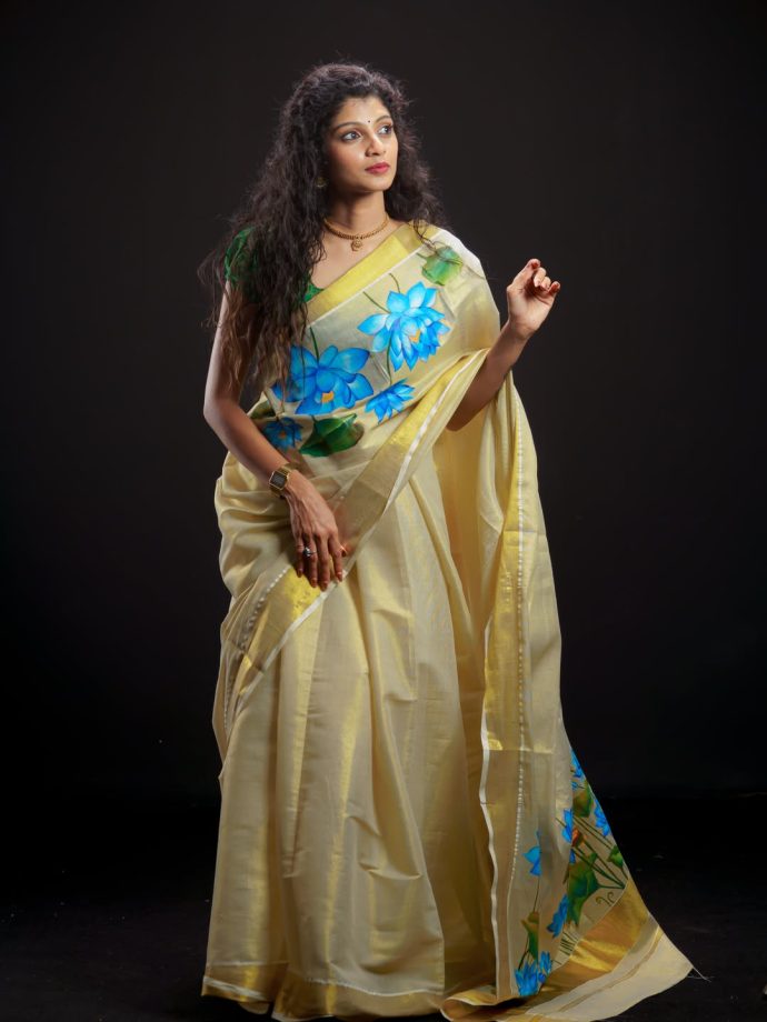 Onam 2026: Best Kasavu Saree Looks From Bhavana, Shruthi Rajanikanth and More 1