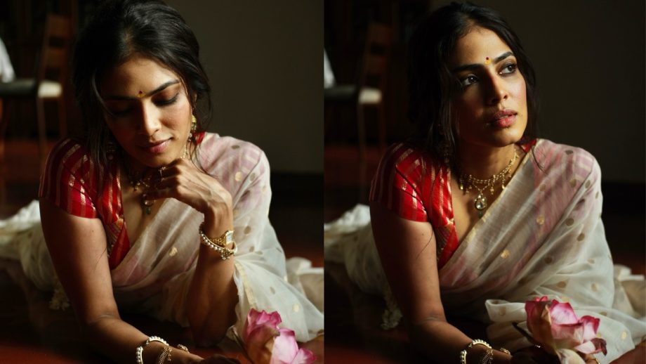 Onam 2026: Kalyani Priyadarshan, Malavika Mohanan, Anupama Parameswaran, Priyamani; Shares Rangoli Designs to Saree Looks 1