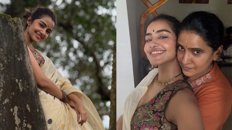 Onam 2026: Kalyani Priyadarshan, Malavika Mohanan, Anupama Parameswaran, Priyamani; Shares Rangoli Designs to Saree Looks 1