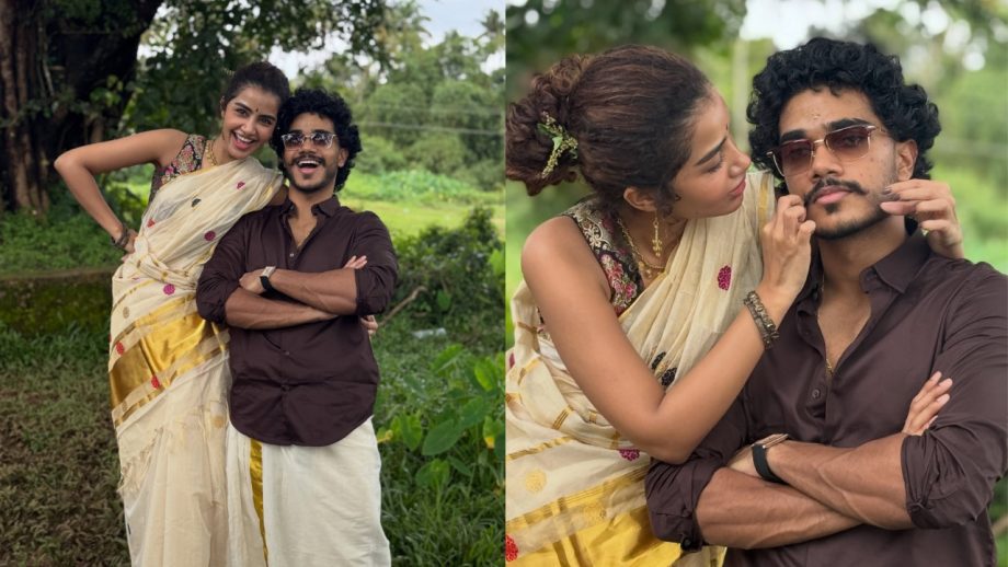 Onam 2026: Kalyani Priyadarshan, Malavika Mohanan, Anupama Parameswaran, Priyamani; Shares Rangoli Designs to Saree Looks 1