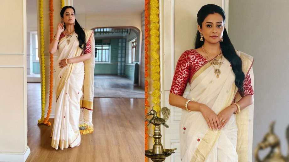 Onam 2026: Kalyani Priyadarshan, Malavika Mohanan, Anupama Parameswaran, Priyamani; Shares Rangoli Designs to Saree Looks 1