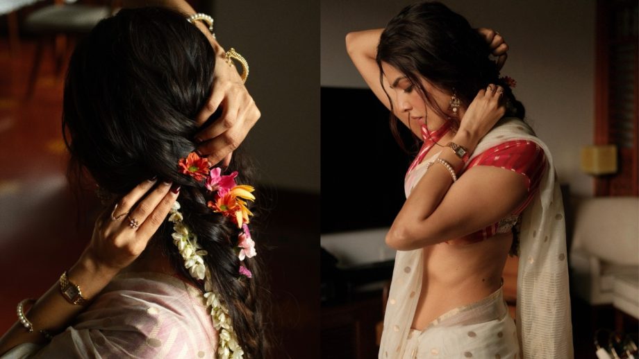 Onam 2026: Kalyani Priyadarshan, Malavika Mohanan, Anupama Parameswaran, Priyamani; Shares Rangoli Designs to Saree Looks 1