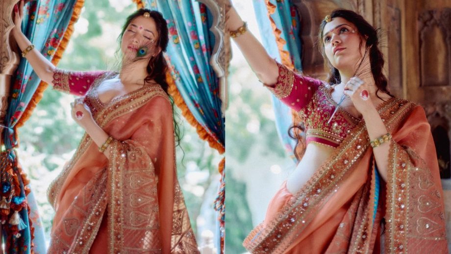 Orange Color Independence Day Look Inspo: Sreeleela, Rakul Preet Singh, Nayanthara, Tamannaah Bhatia 1