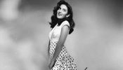 Pratibha Ranta Stunning Retro Polka-Dot Skirt, High-Collar White Top