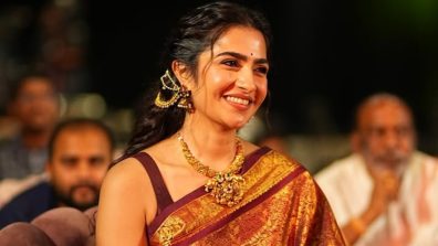 Raksha Bandhan Fashion Inspiration: Toxic Actress Rukmini Vasanth Showcases Her Best Saree Collection, From Red to Designer Floral Sarees
