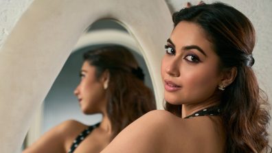 Reem Shaikh Slays Polka Dot Glam Open-Back Elegance