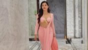 Rubina Dilaik Stuns Pink Gown, Shimmer Corset Glam