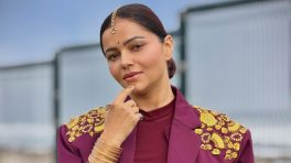 Rubina Dilaik’s Maroon Outfit Is a Perfect Blend of Regal Glamour and Modern Style