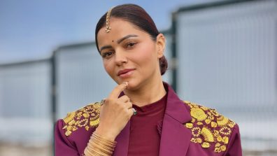 Rubina Dilaik’s Maroon Outfit Is a Perfect Blend of Regal Glamour and Modern Style
