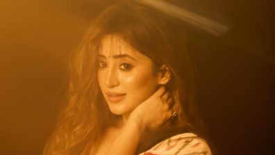 Shivangi Joshi’s Saree Look Brings Effortless Elegance With a Satrangi Twist