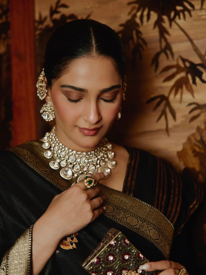 Sonam Kapoor in Hand-Embroidered Pichwai-Inspired Ensemble 1