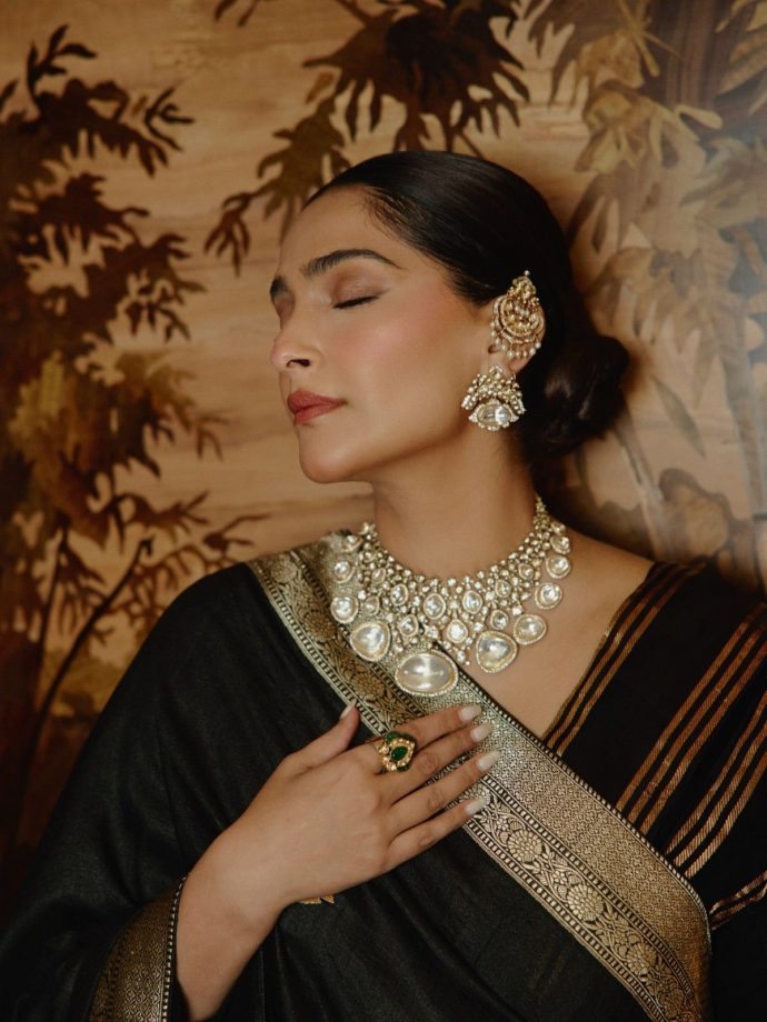 Sonam Kapoor in Hand-Embroidered Pichwai-Inspired Ensemble 1