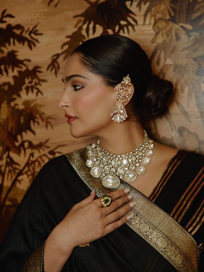 Sonam Kapoor in Hand-Embroidered Pichwai-Inspired Ensemble 1