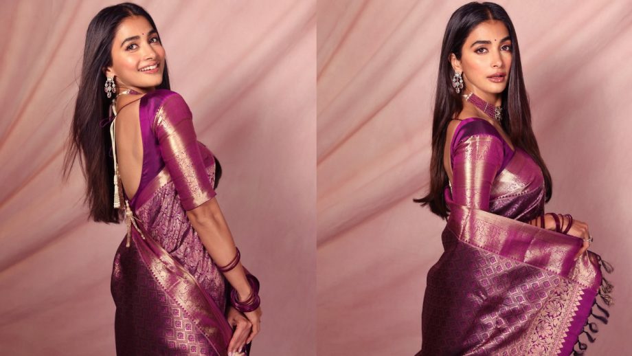 South Divas Keerthy Suresh, Pooja Hegde and Malavika Mohanan Timeless Kanjeevaram Silk Sarees 1