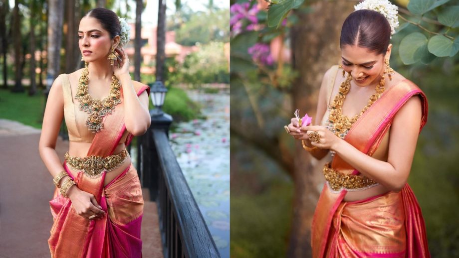 South Divas Keerthy Suresh, Pooja Hegde and Malavika Mohanan Timeless Kanjeevaram Silk Sarees 1